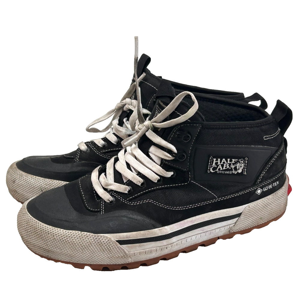 Vans Black & White Half Cab GORE-TEX MTE-3 Sneakers Size Men's 11